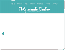 Tablet Screenshot of nityanandacenter.com